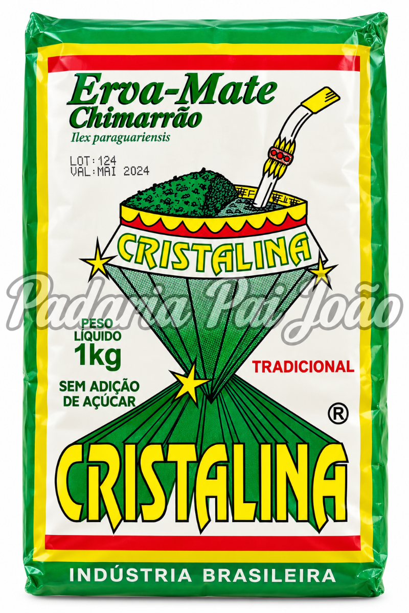 Erva Mate Cristalina sem Açucar 1 kg