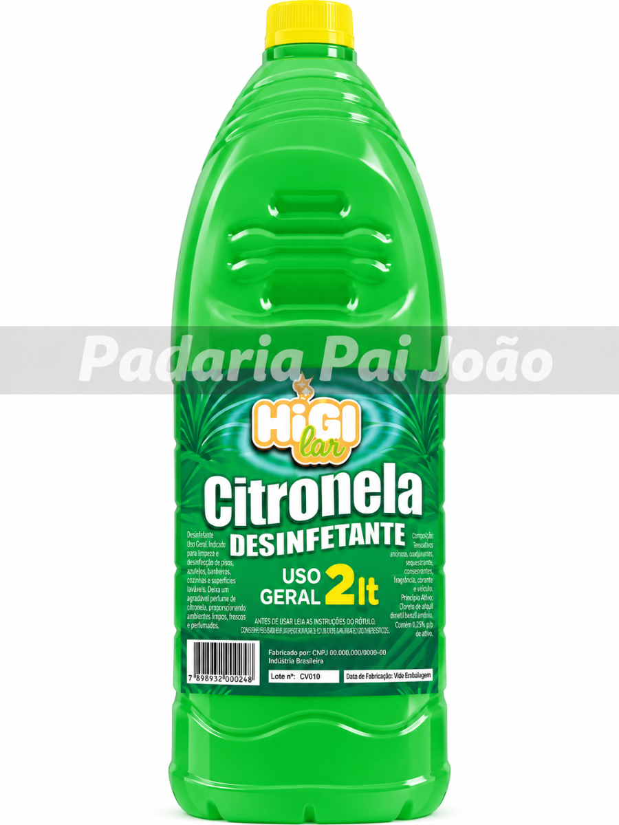Desinfetante Citronela Higilar 2 lt