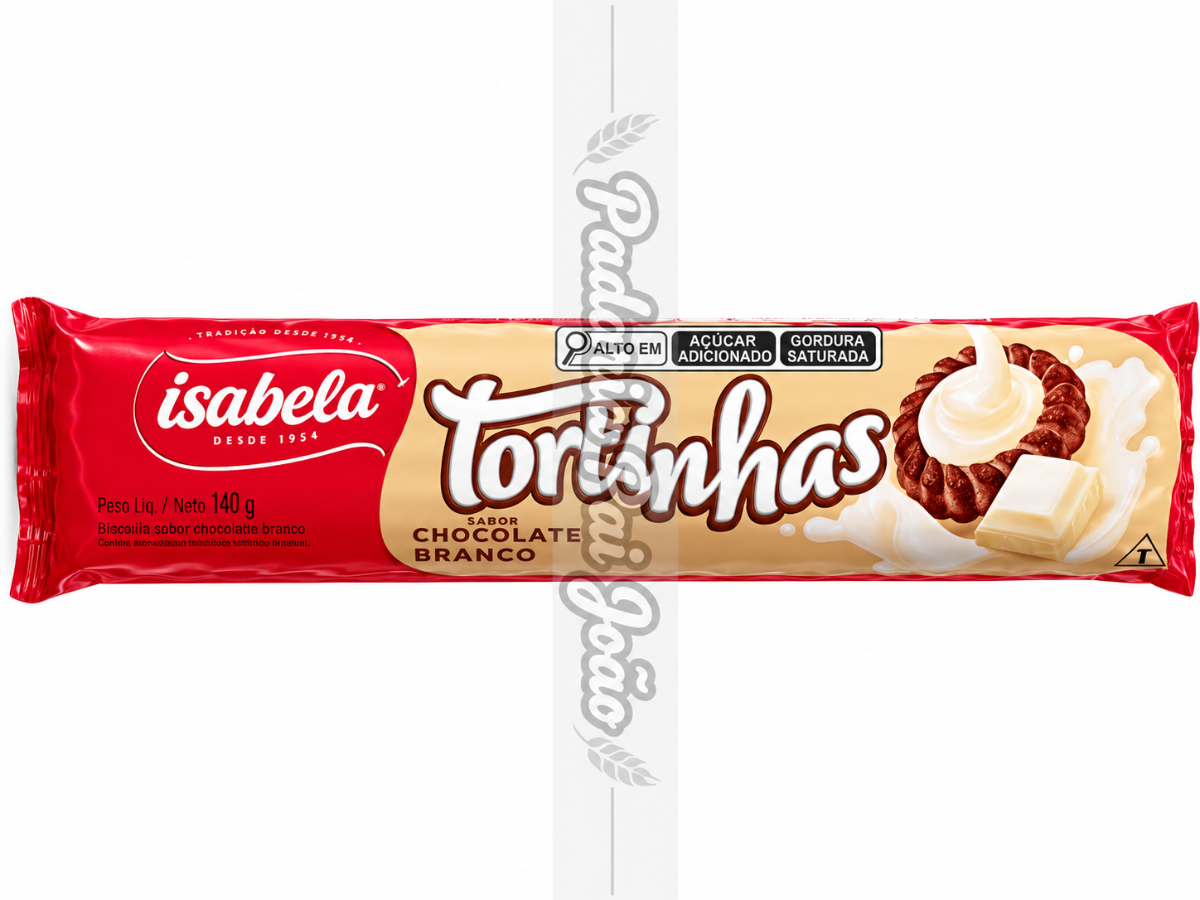 Tortinhas Chocolate Branco 140g