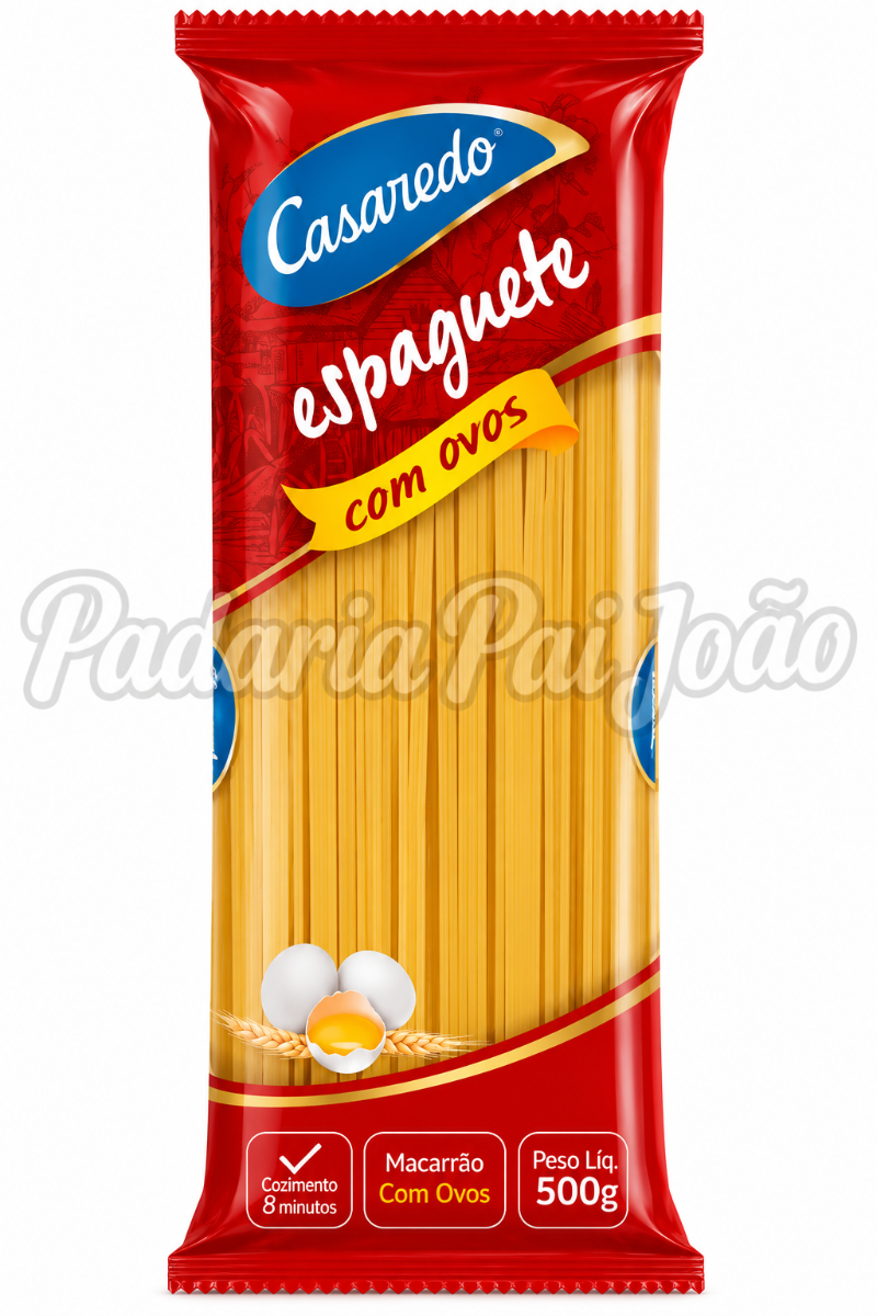 Massa Espaguete com Ovos Caseredo 500g