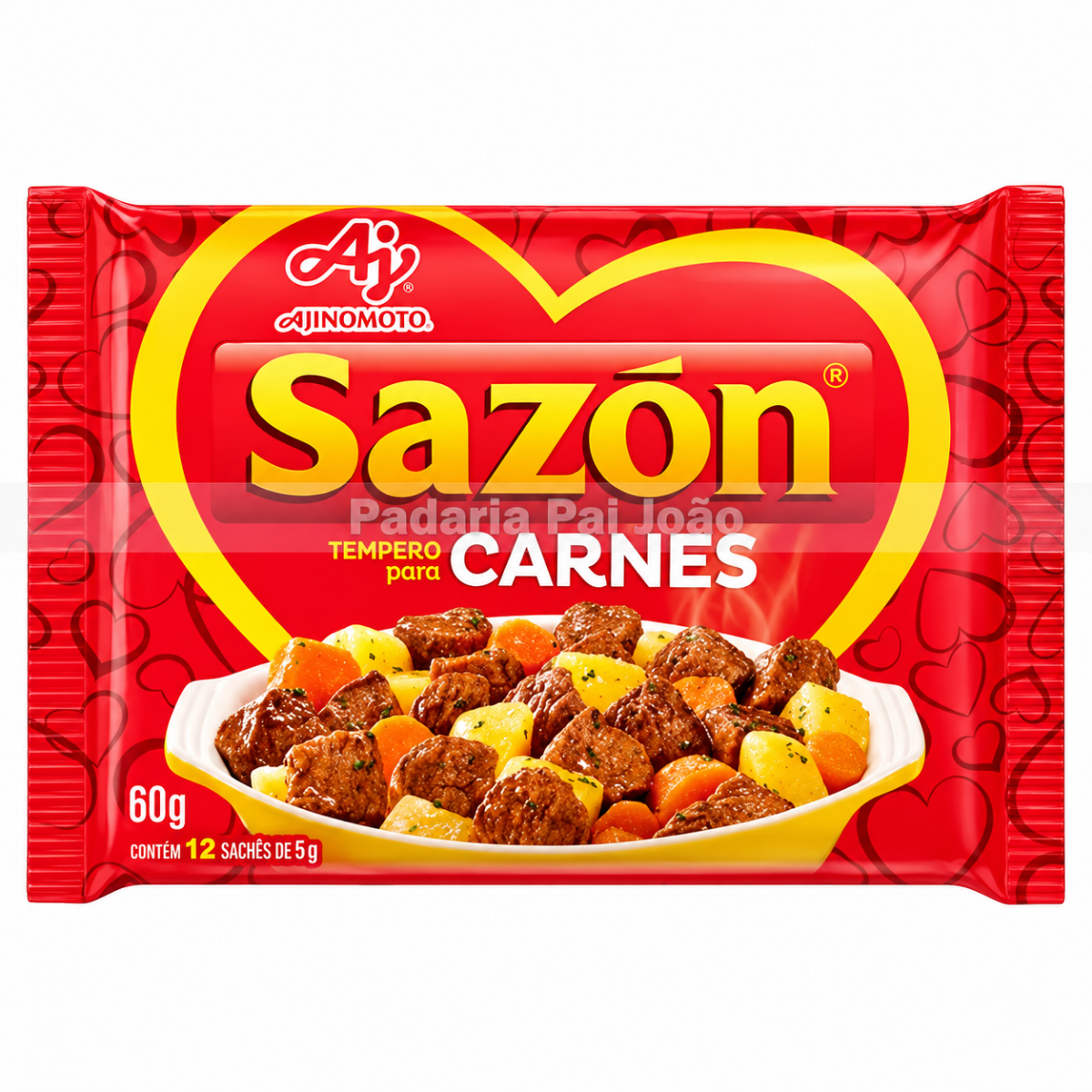Tempero para Carnes Sazon 60g