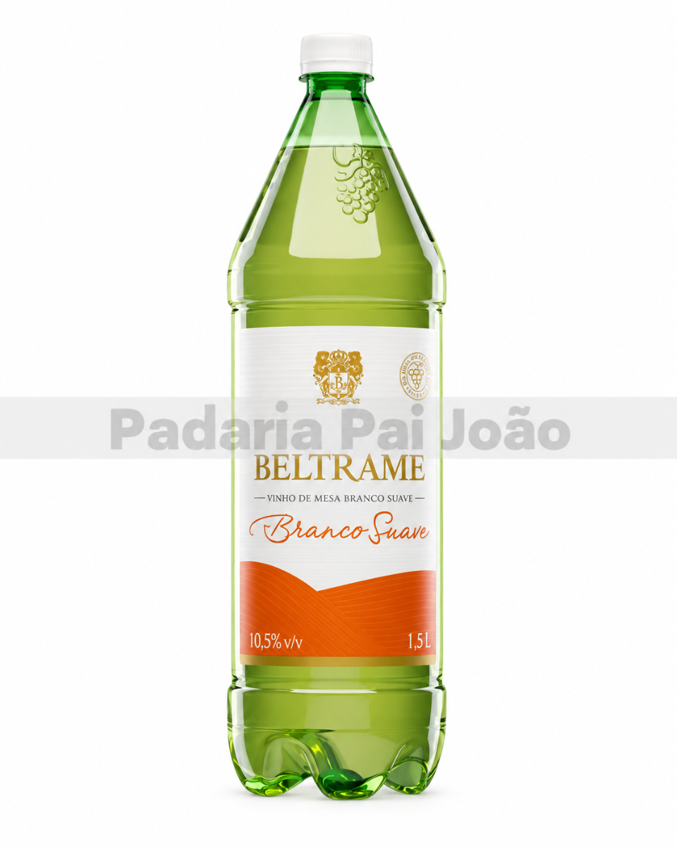Vinho Beltrame Branco Suave 1,5 lt