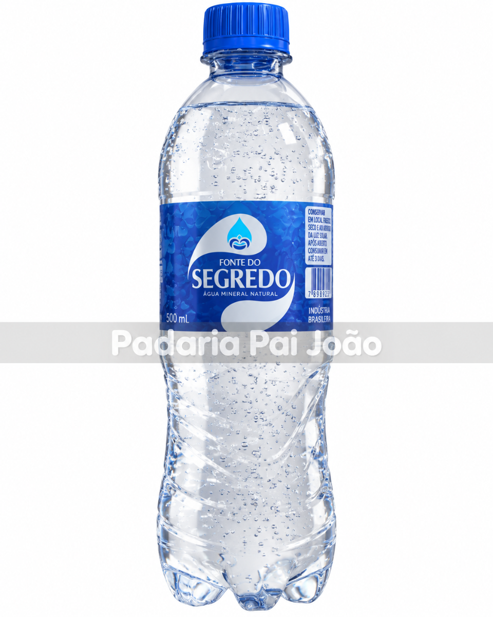 Agua Mineral com Gas Segredo 500 ml