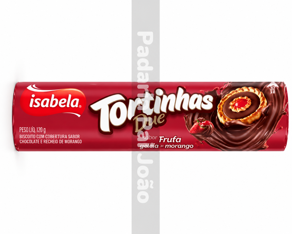 Tortinhas Due Trufa Geleia de Morango 140g