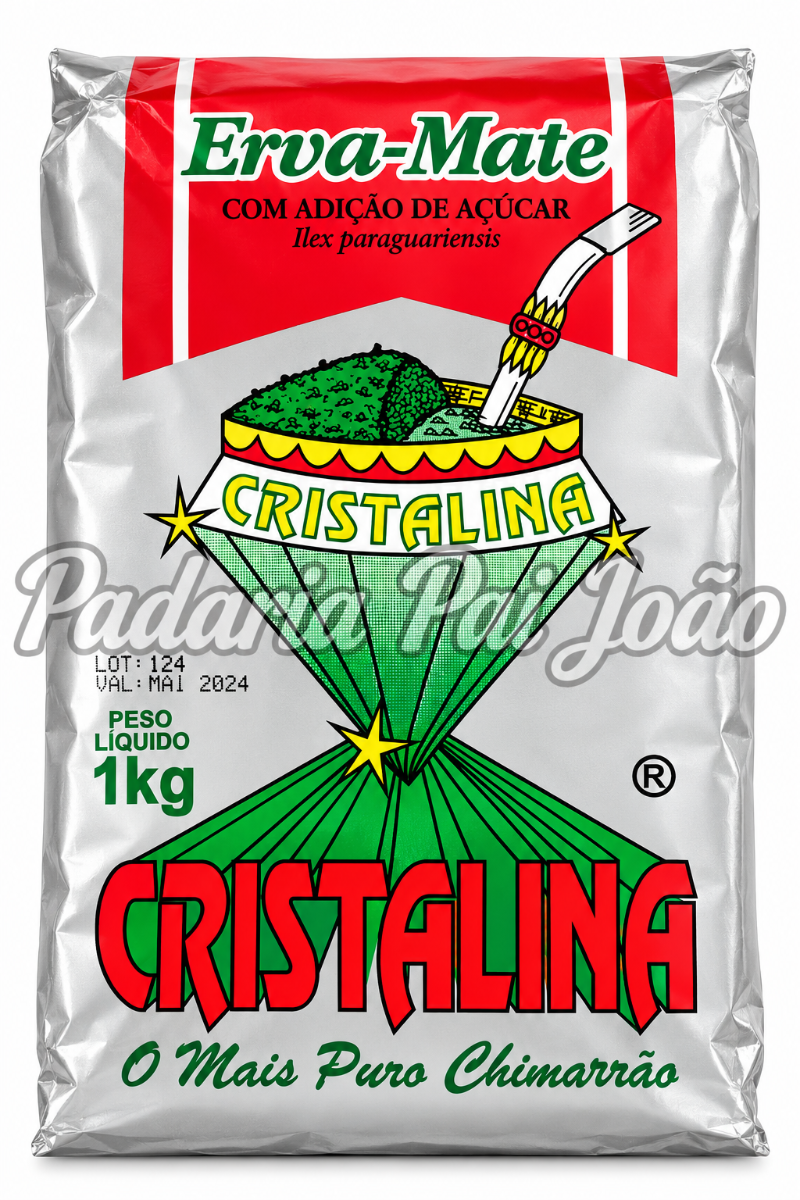 Erva Mate Cristalina com Açucar 1 kg