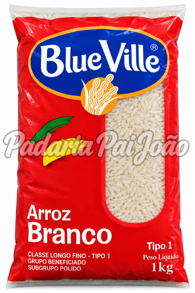 Arroz Branco Blue Ville 1 kg