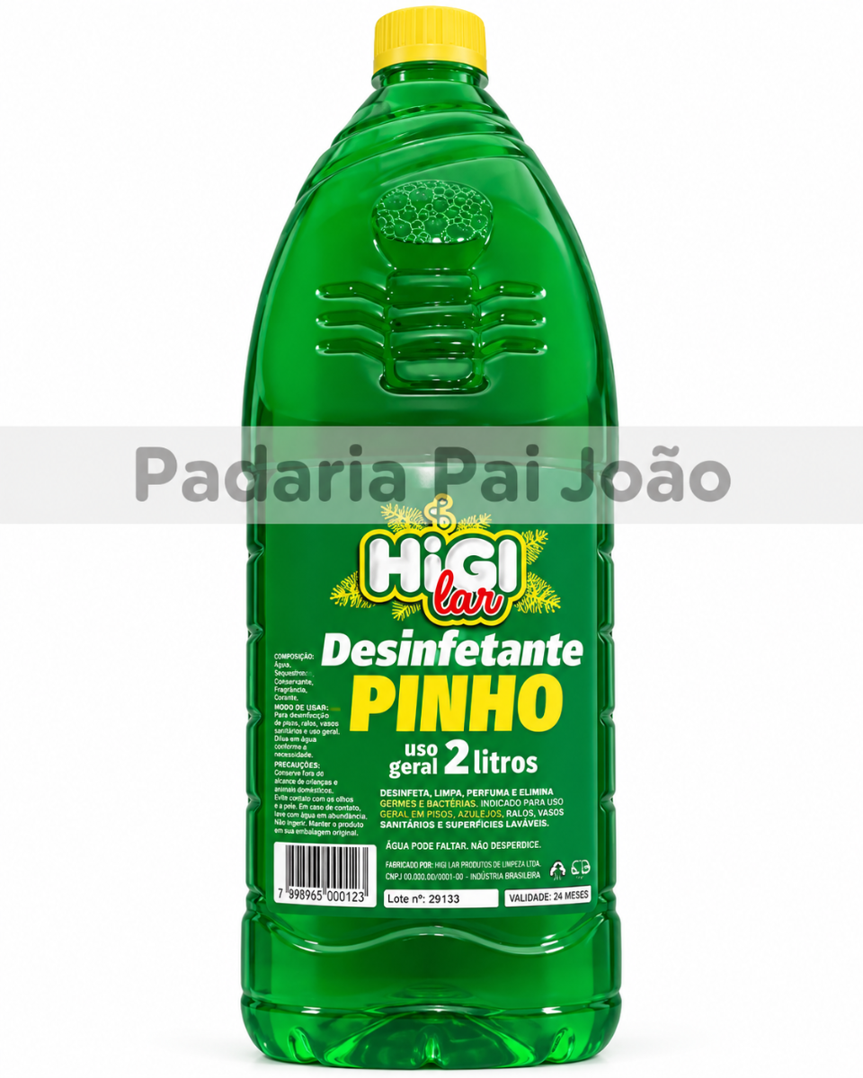 Desinfetante Pinho Higilar 2 lt