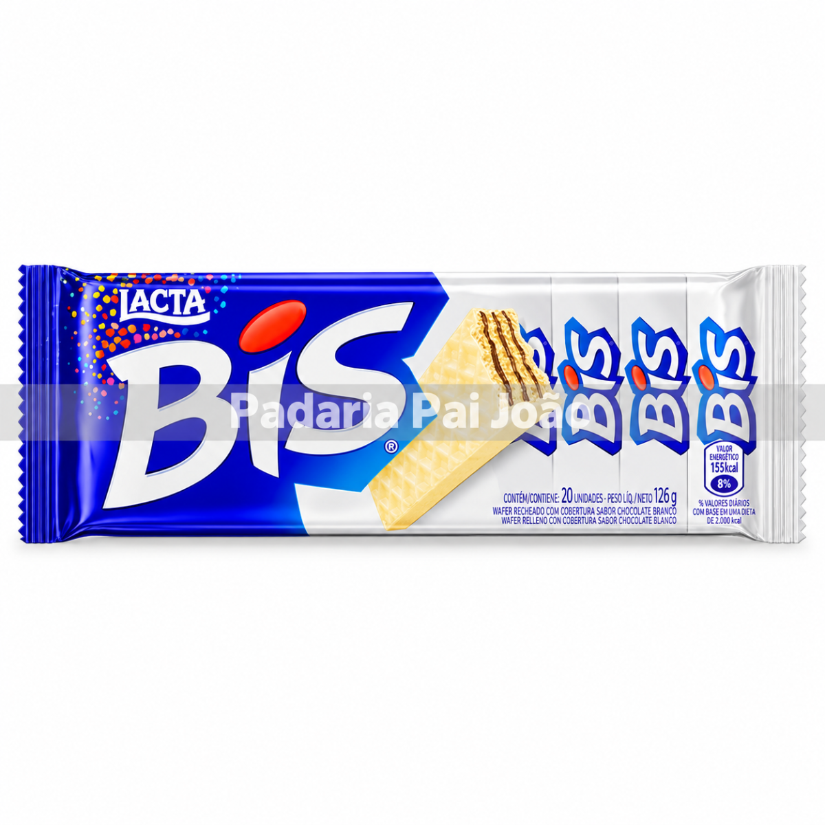 Bis de Chocolate Branco 100,8g