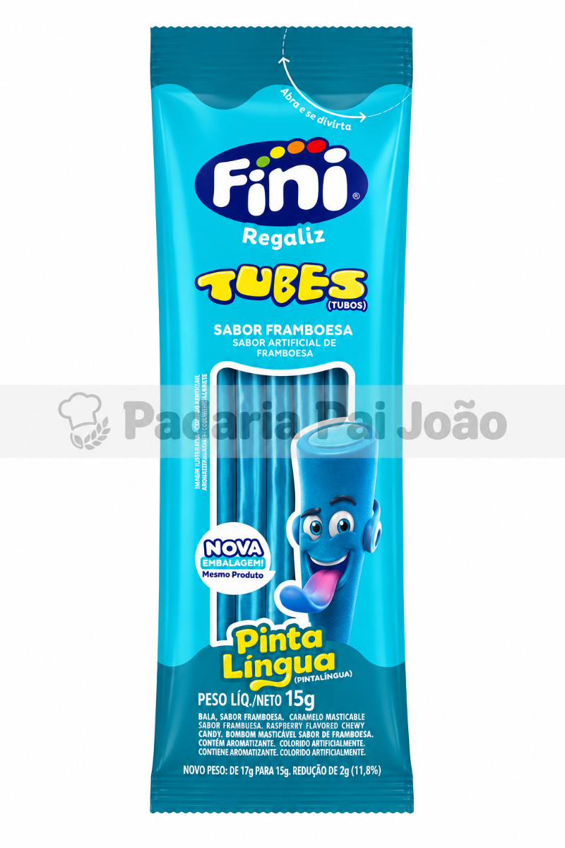 Fini Regaliz Tubes Pinta Lingua 15g