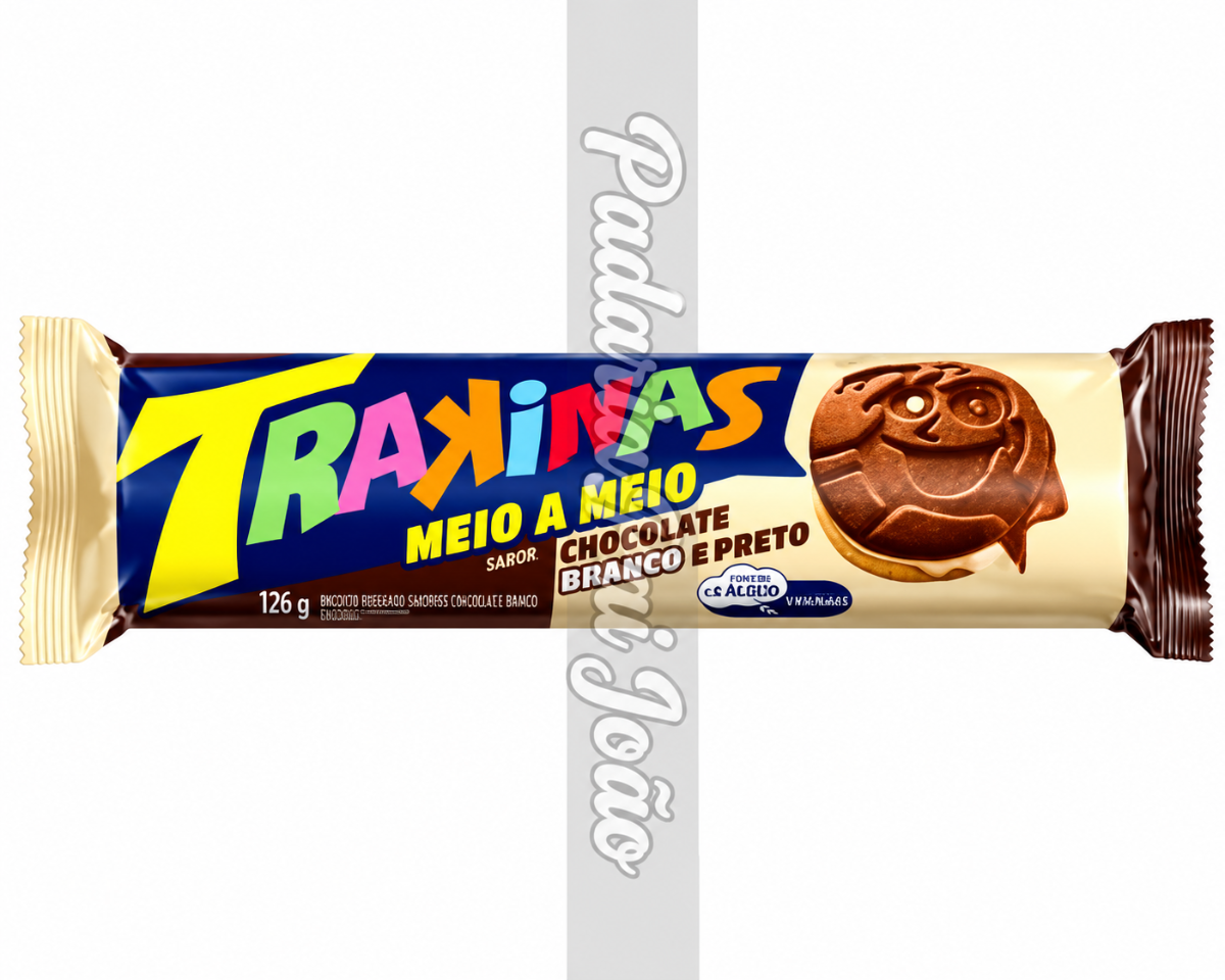 Trakinas Meio a Meio 126g