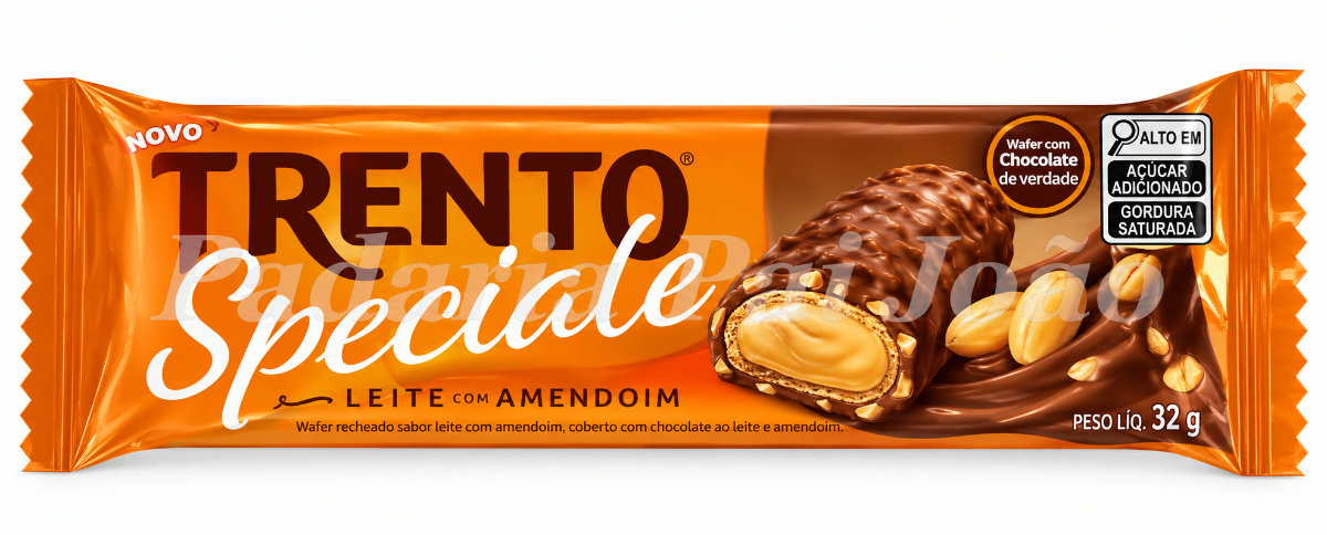Trento Speciale ao Leite com Amendoim 26g