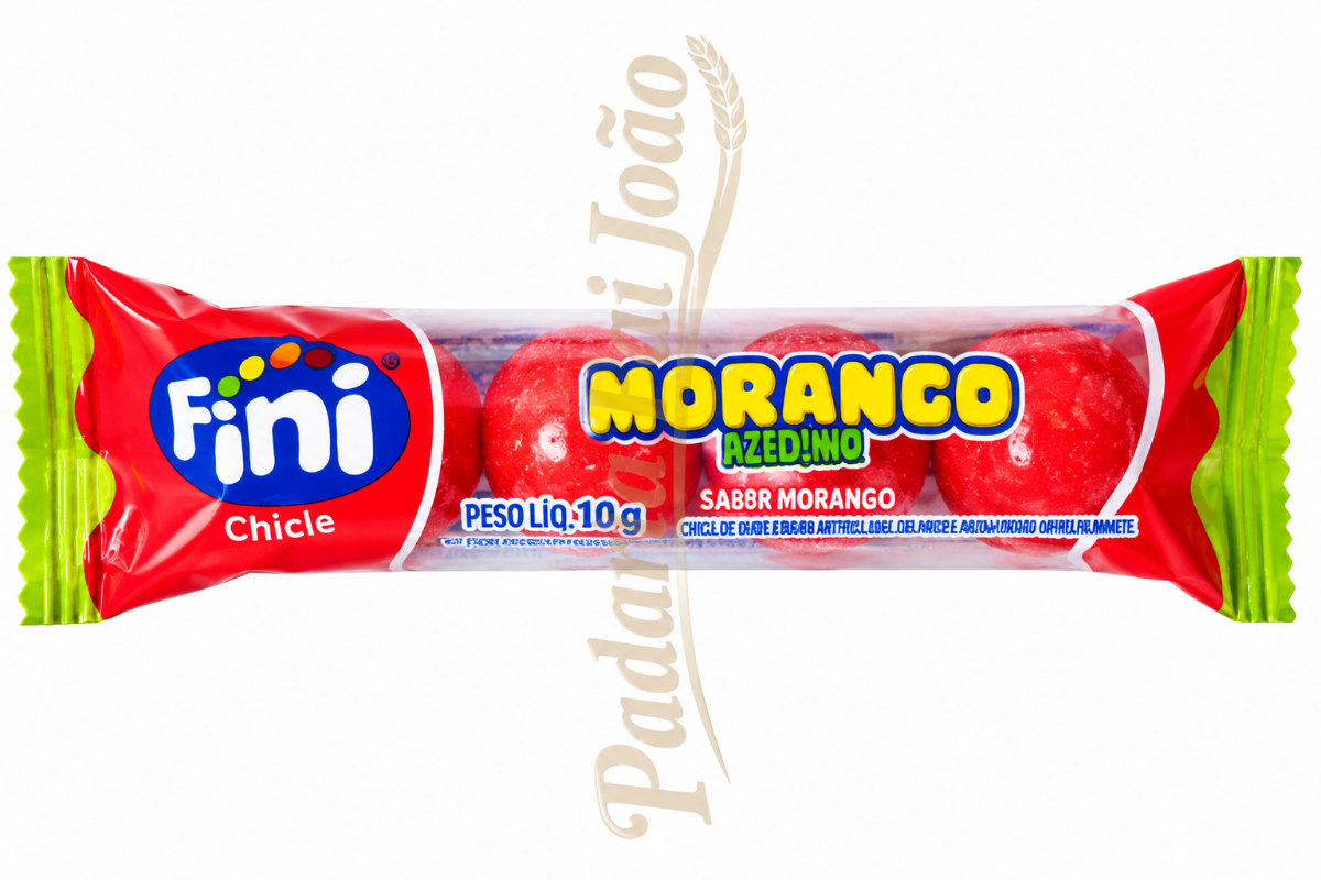 Fini Chicle Morango Azedinho 15g