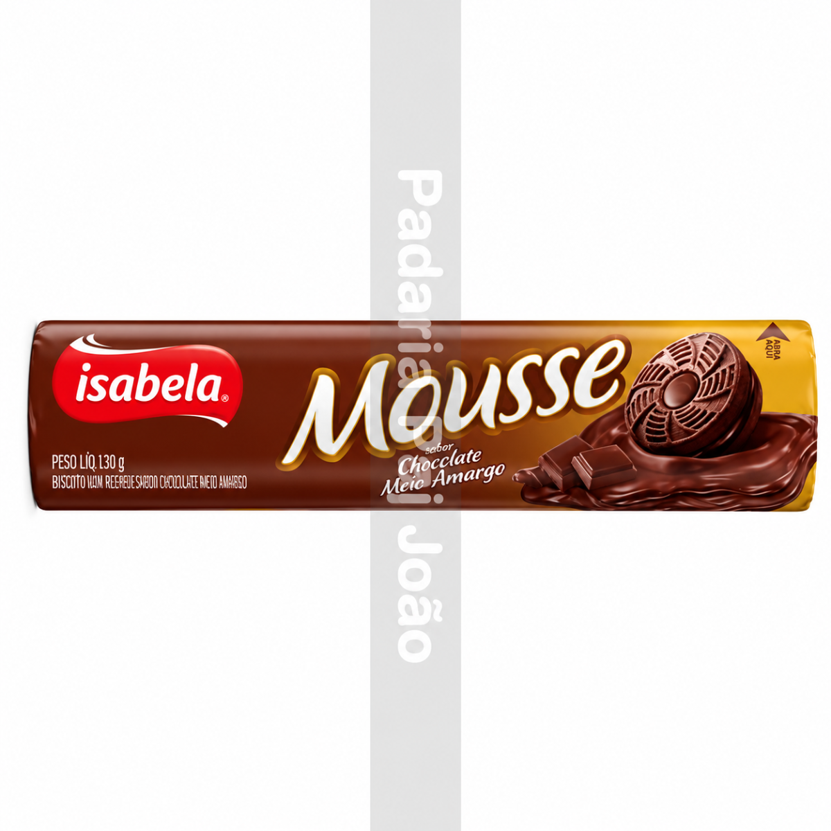 Mousse Isabela Chocolate Meio Amargo 130g
