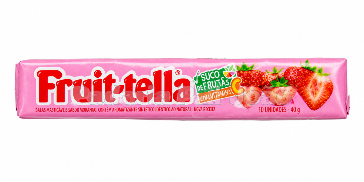 Fruit-Tella Bala de Morango 40g