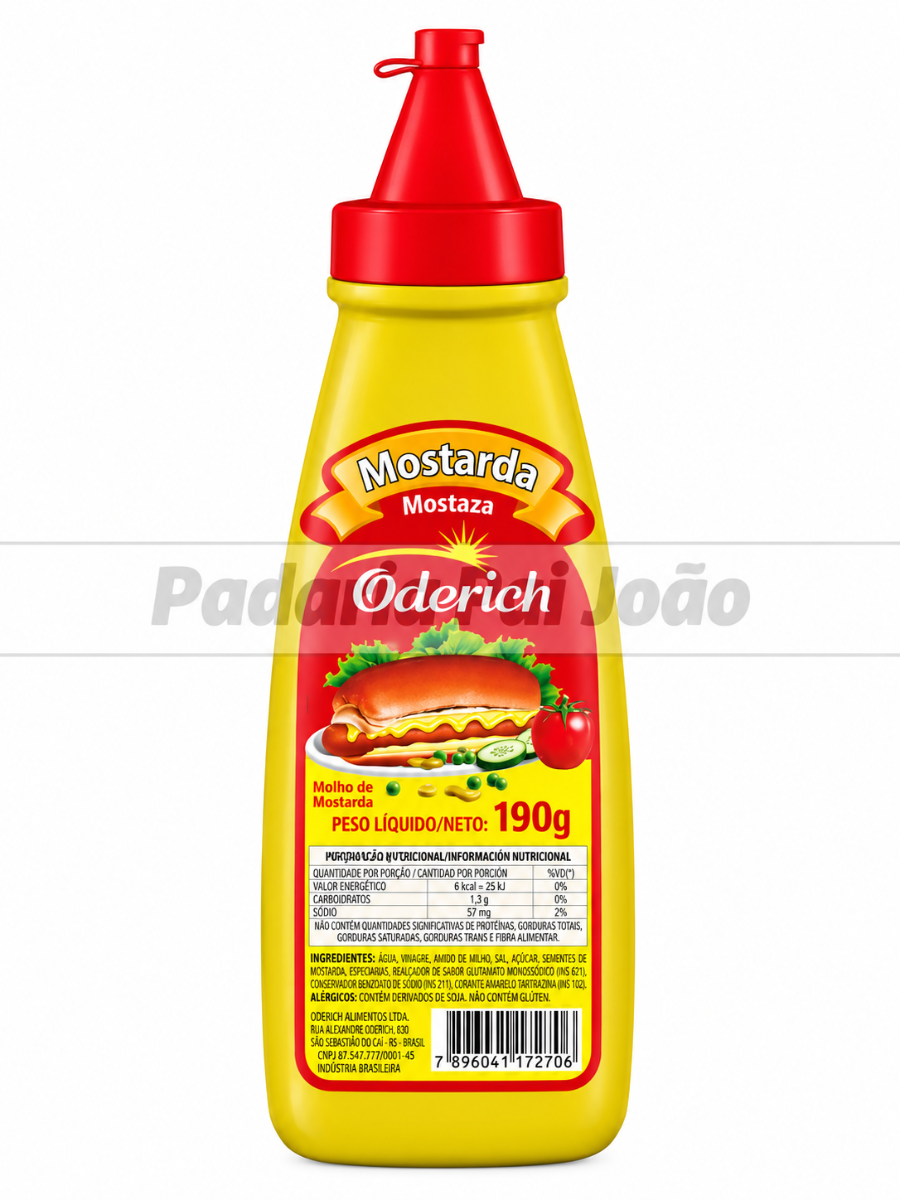 Mostarda Oderich 190g