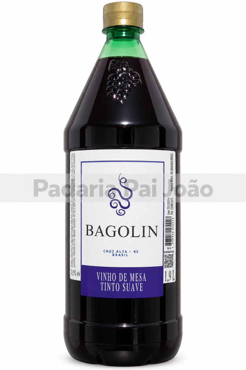 Vinho Bagolin Tinto Suave 1,9 lt