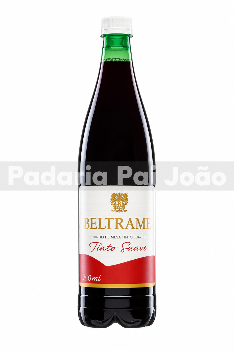 Vinho Beltrame Tinto Suave 1 lt