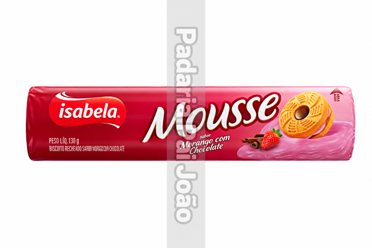 Mousse Isabela Morango com Chocolate 130g