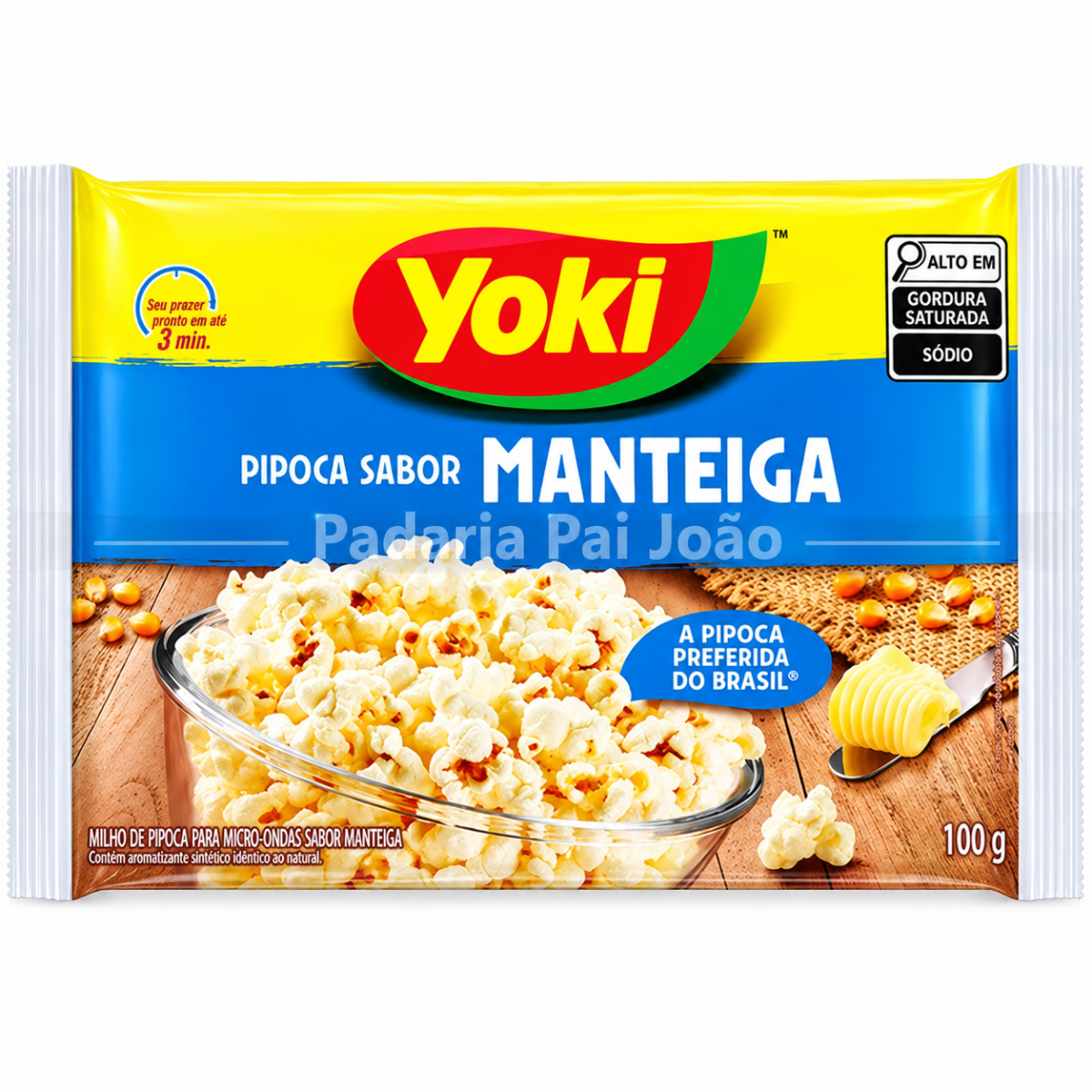 Pipoca Manteiga Yoki 100g