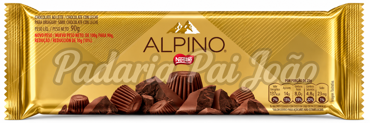 Alpino ao Leite 80g
