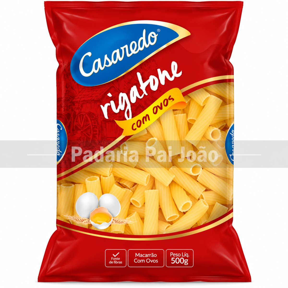 Massa Parafuso com Ovos Caseredo 500g