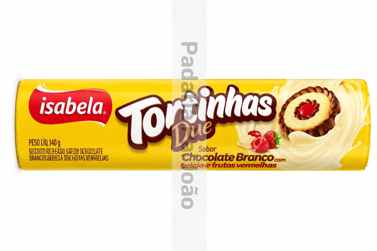 Tortinhas Due Chocolate Branco 140g
