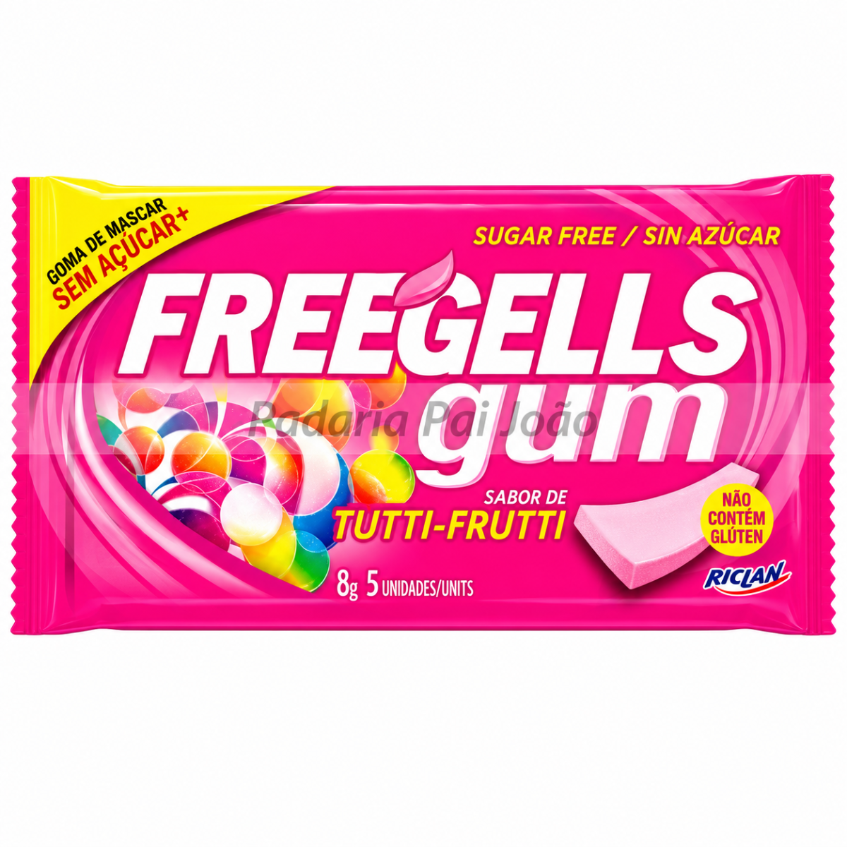 Freegells Gum Tutti-Frutti 8g