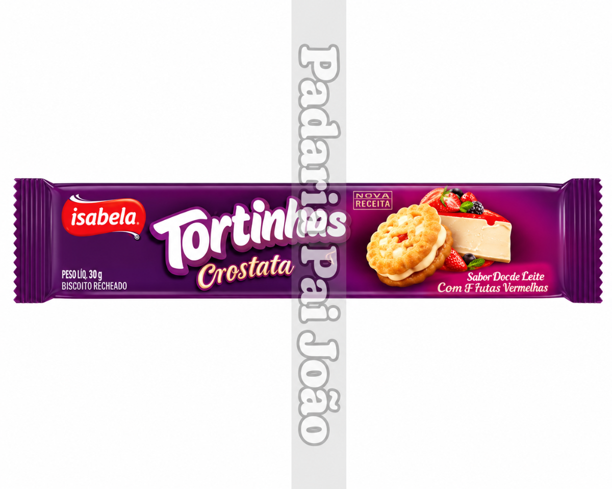 Tortinhas Cheese Cake e Geleia de Frutas Vermelhas 80g