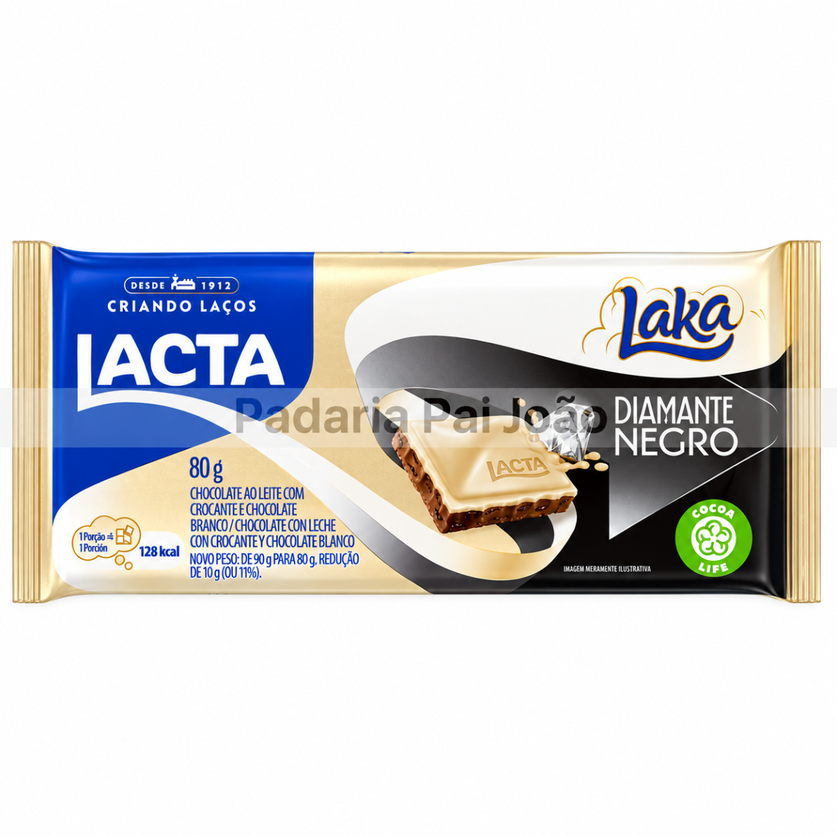 Lacta Diamante Negro 80g