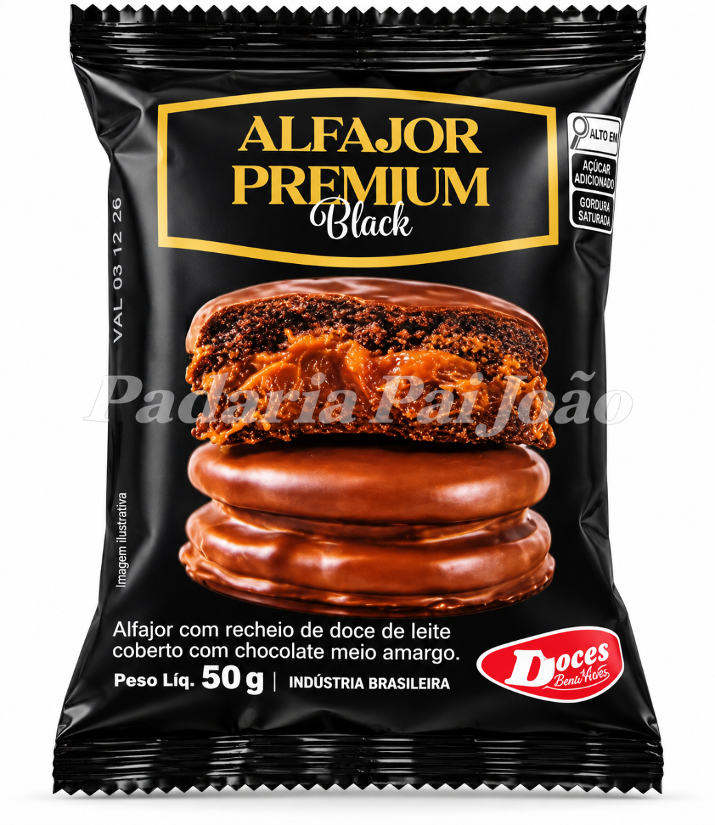 Alfajor Premium Black 50g