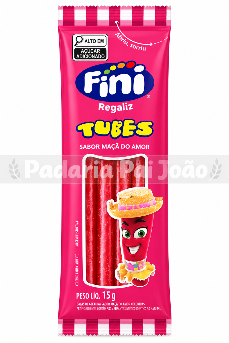 Fini Regaliz Tubes Maça do Amor 15g