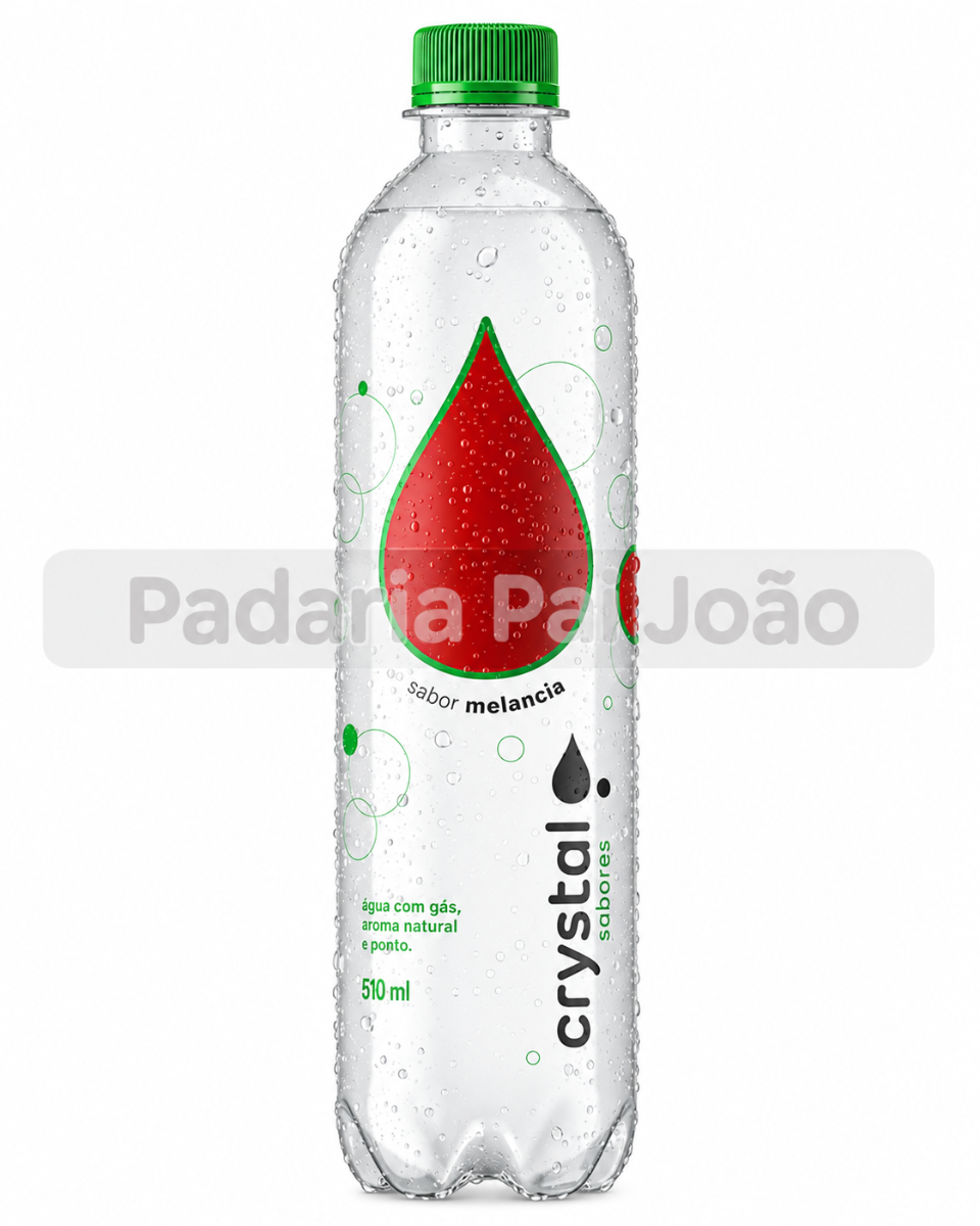 Agua Crystal Sabor Melancia 510 ml