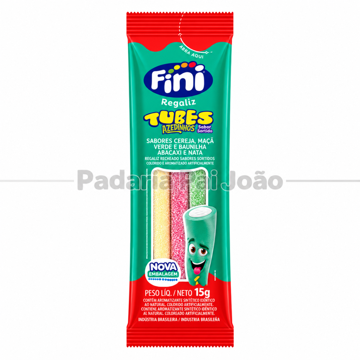 Fini Regaliz Tubes Azedinho 15g