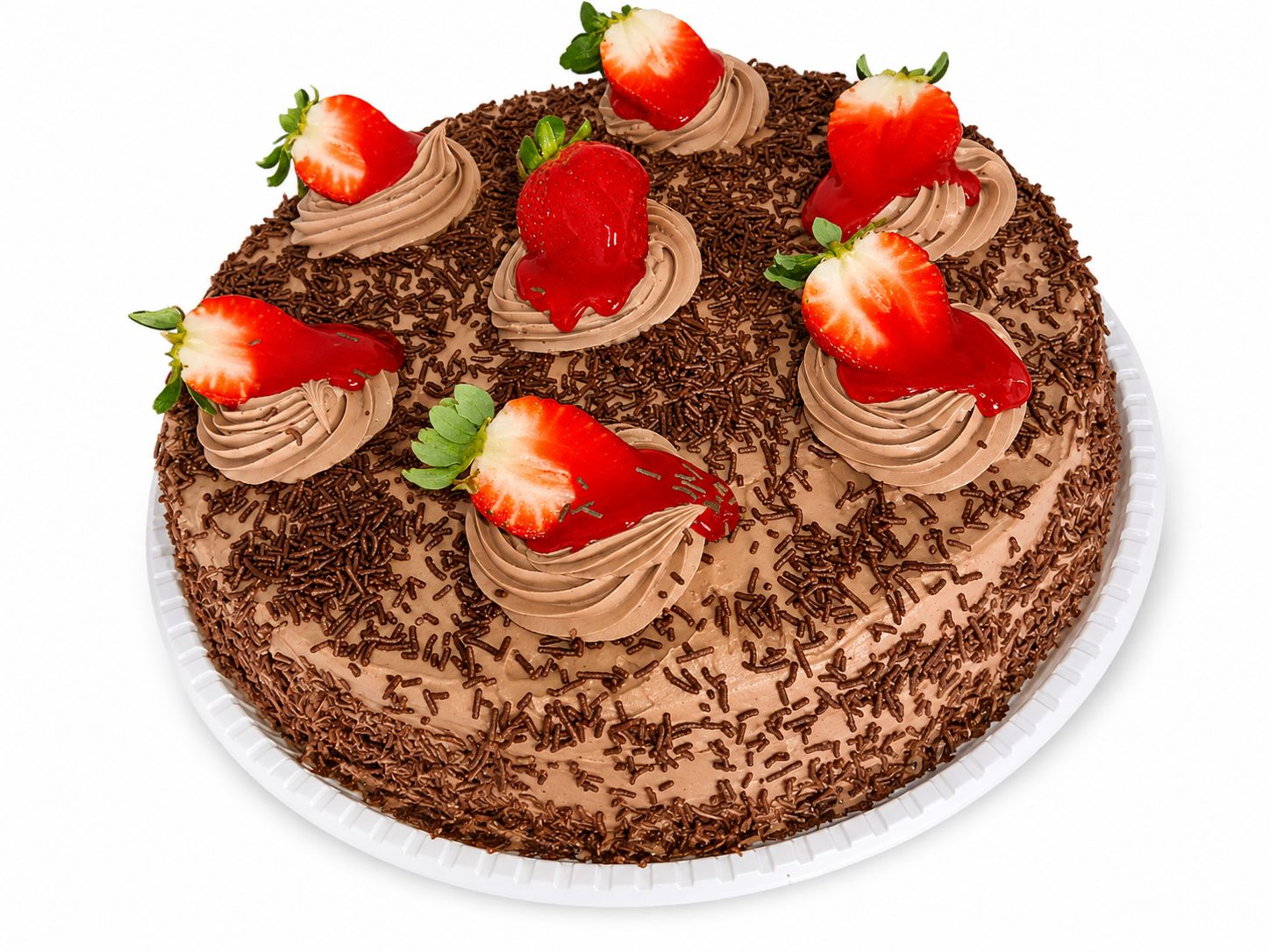 Torta de Chocolate com Morango