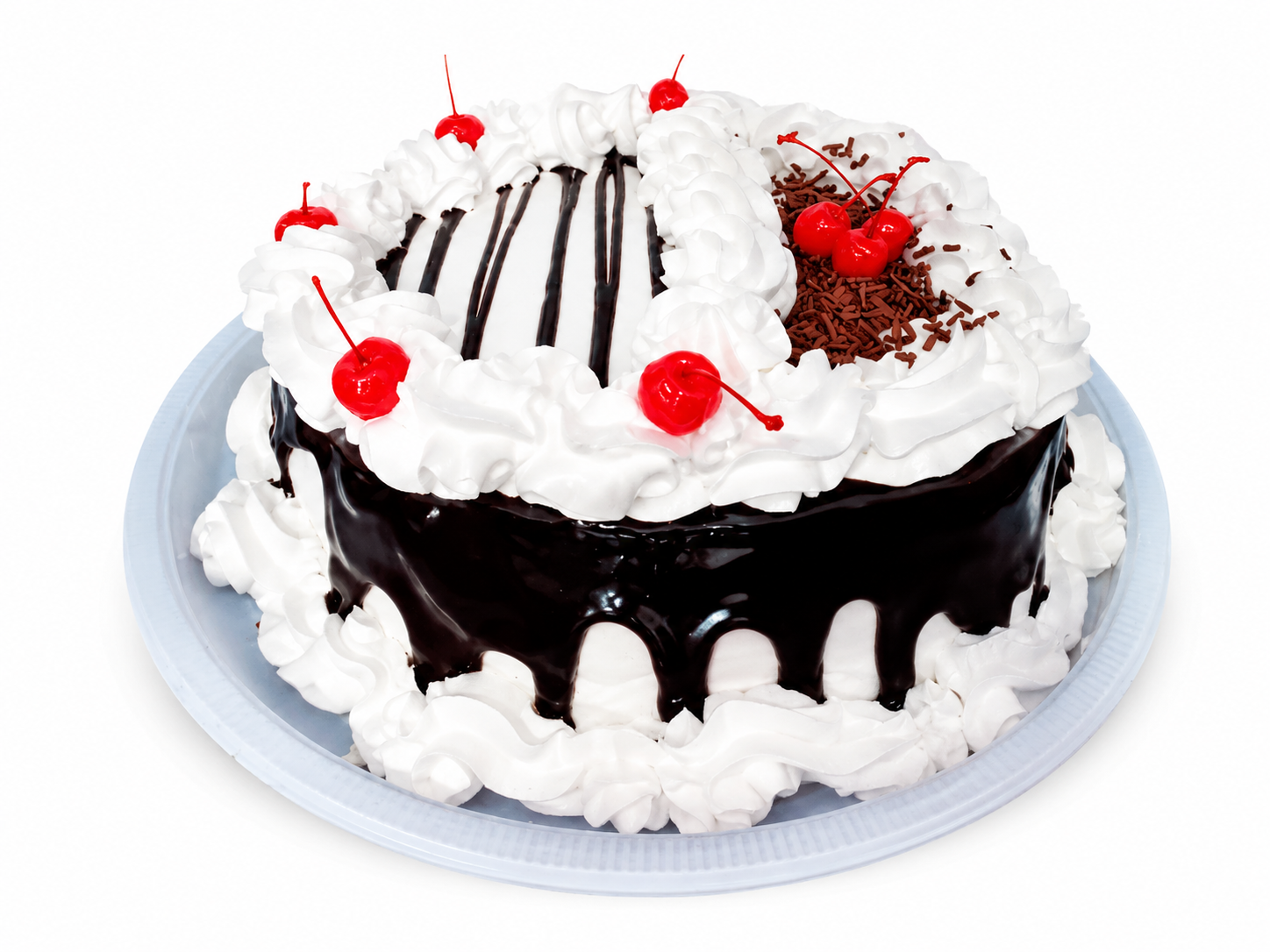 Torta de Chocolate Branco e Preto
